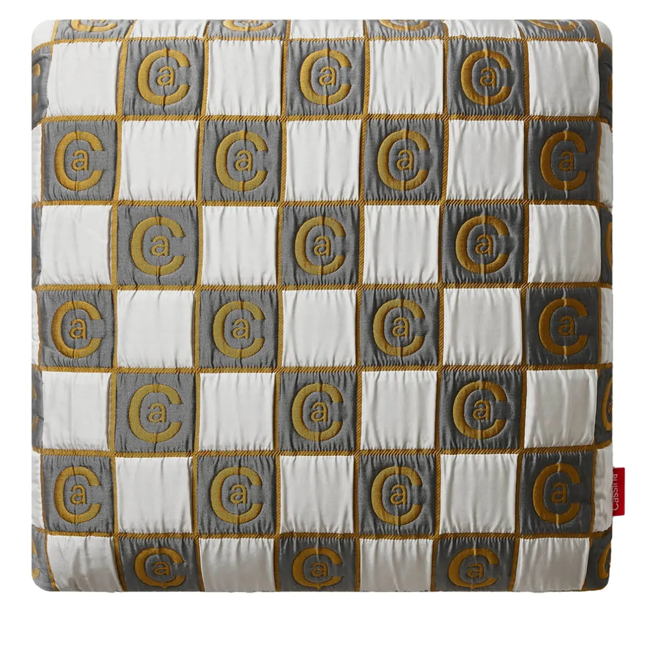 Cassina Cuscini decorativi con cornice a scacchi #1