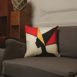 Inveloveritas Cuscino Alena bifacciale policromo