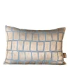 The House of Lyria Cuscino Asplenio rettangolare a motivi blu e beige