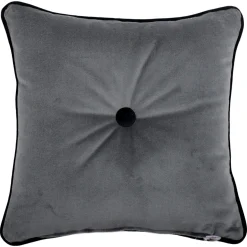 l'Opificio Cuscino Carrè dorato e argentato in tessuto jacquard Bloom