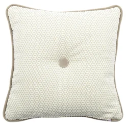 l'Opificio Cuscino Carrè in tessuto jacquard avorio Lovely