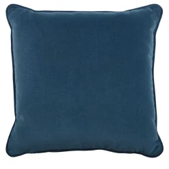 l'Opificio Cuscino Carrè in velluto blu pavone
