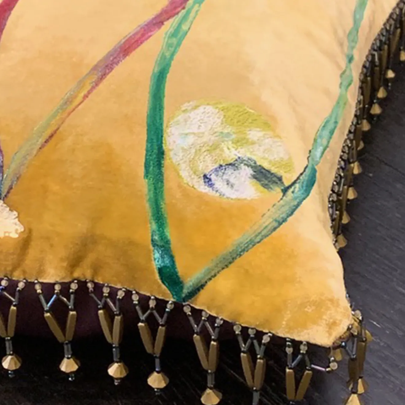 Anna Paola Cibin Cuscino con tre pesci