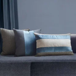 l'Opificio Cuscino Dove Carrè in tessuto Tricot Jacquard