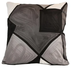 Livio De Simone Cuscino grigio Blocchi