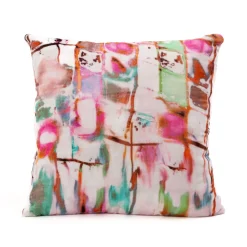 Coralla Maiuri Cuscino imbottito in velluto di seta Jewel Dream