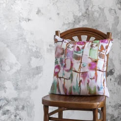 Coralla Maiuri Cuscino imbottito in velluto di seta Jewel Dream