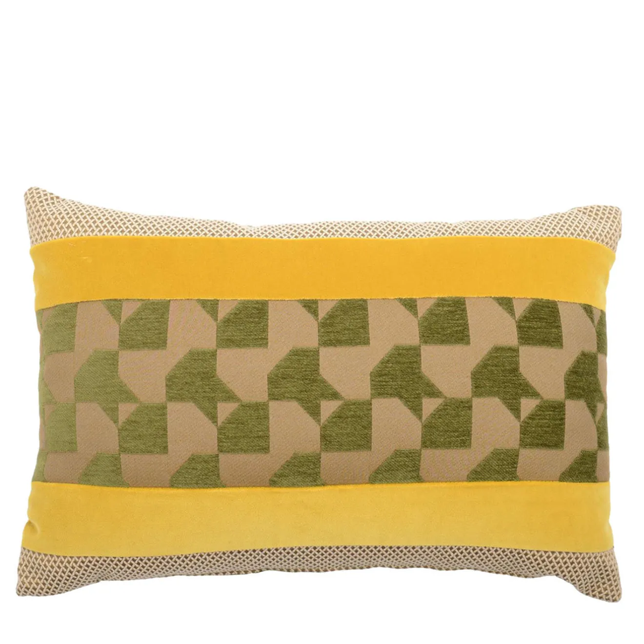 l'Opificio Cuscino rettangolare Elle a intarsio