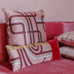 l'Opificio Cuscino rettangolare Simple in tessuto jacquard Les Intrigues