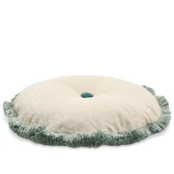 l'Opificio Cuscino Rotondo Bianco in Edizione Limitata POPHUG di Pistacchio&Caffé