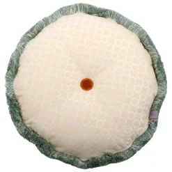 l'Opificio Cuscino Rotondo Bianco in Edizione Limitata POPHUG di Pistacchio&Caffé