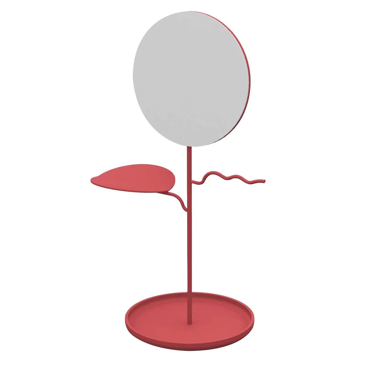 Nunzia Ponsillo Custode Portagioie rosa salmone con specchio