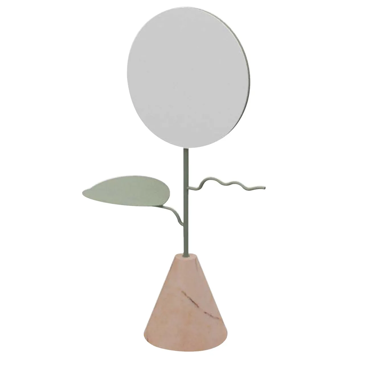 Nunzia Ponsillo Custode Portagioielli Portogallo verde salvia/rosa con specchio