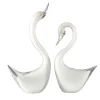 Fornace Mian Cynus Set di due cigni bianchi