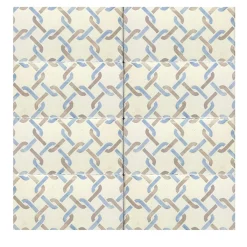 Studio Le Nid Daamè Set di 50 piastrelle rettangolari avorio #1