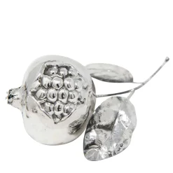 Brandimarte Firenze Decorazione in argento con melograno su stelo