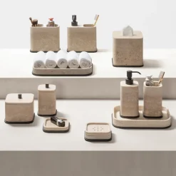 Giobagnara Dispenser per sapone Polo in marmo beige