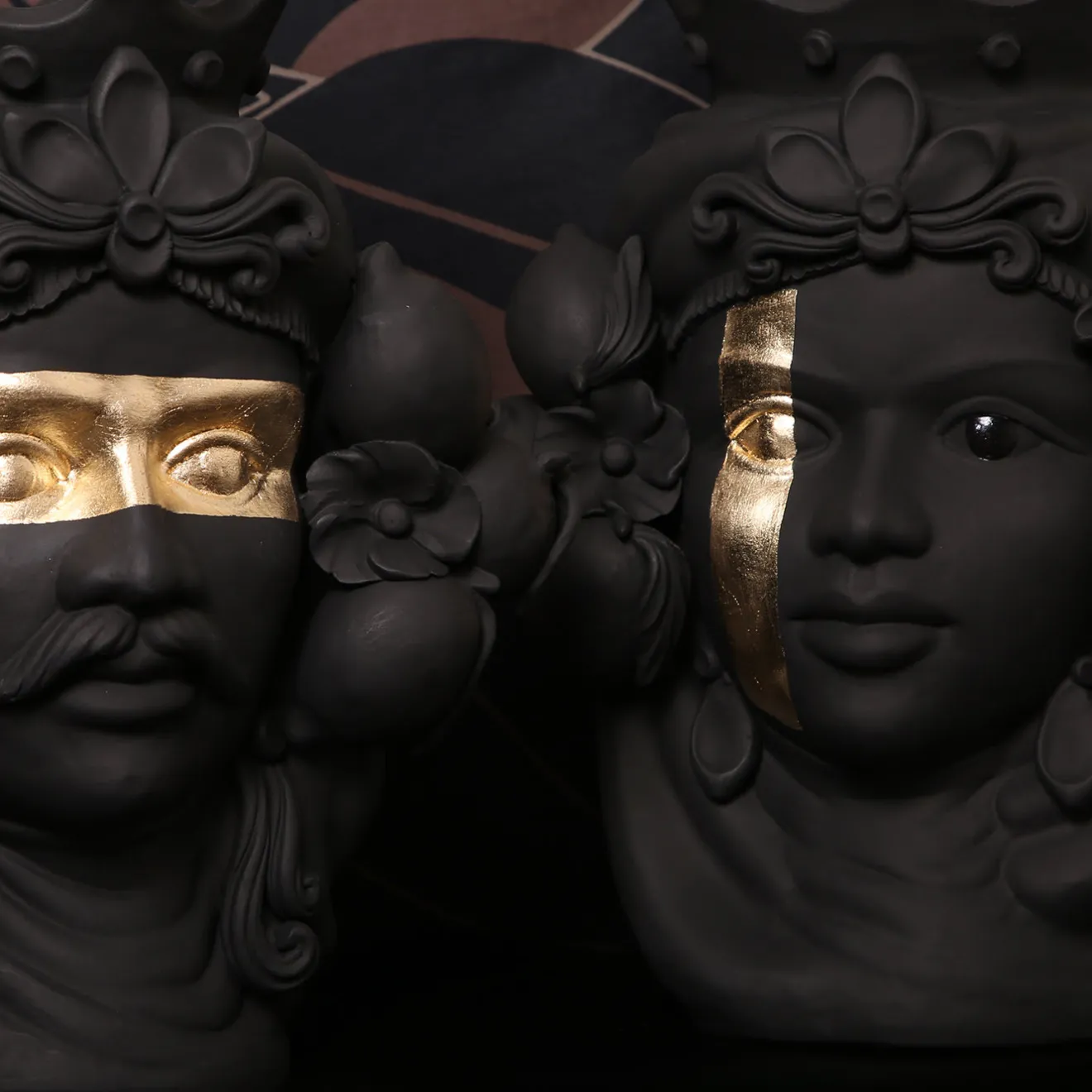 Stefania Boemi Donna Carmela Vaso nero