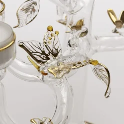 Casarialto Eden - Grande portacandele in vetro dorato