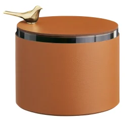 ADJ Style Elegante scatola in pelle cognac