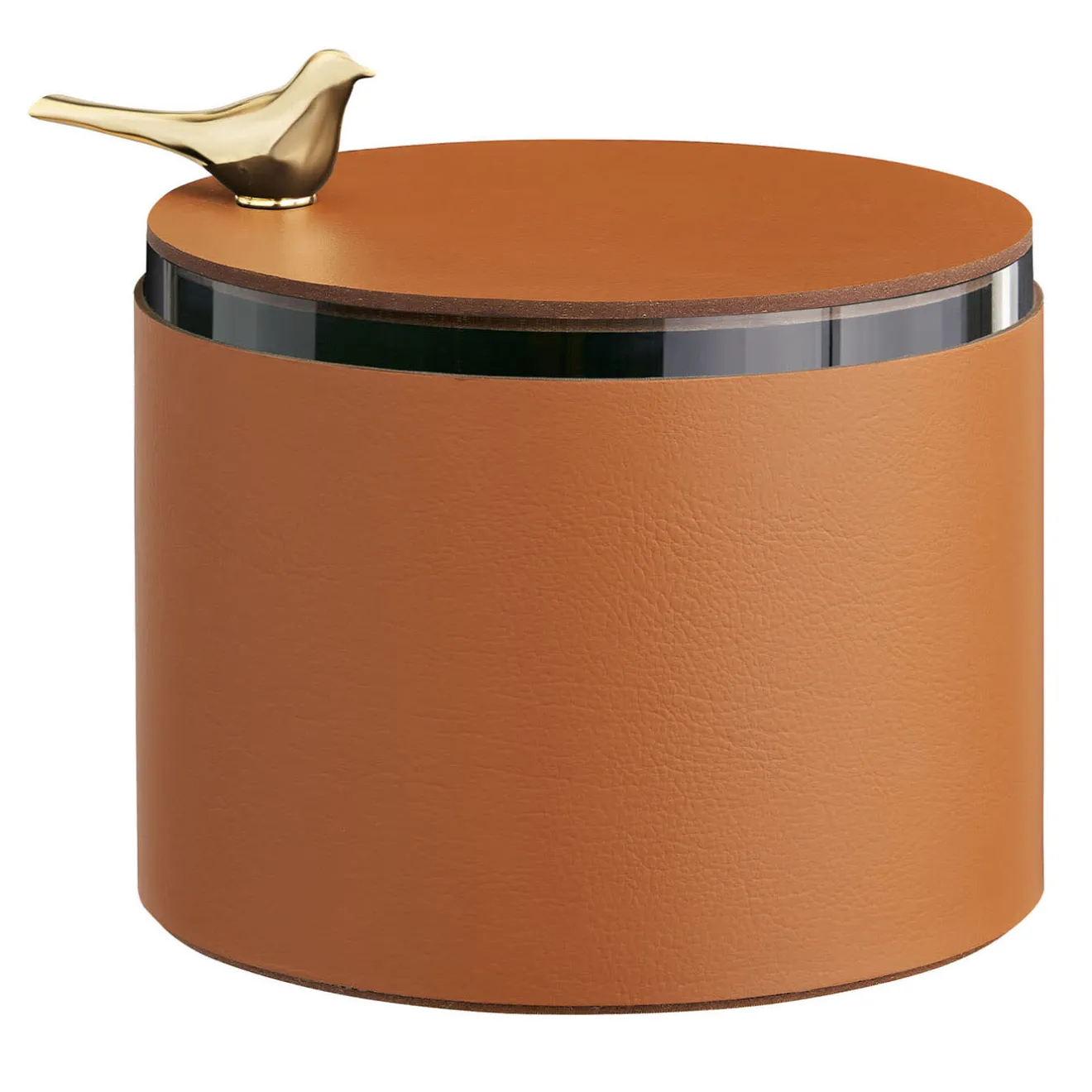 ADJ Style Elegante scatola in pelle cognac