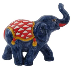 Sambuco Figurina di elefante blu