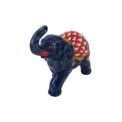 Sambuco Figurina di elefante blu