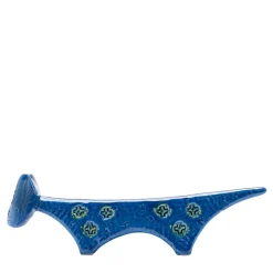 Bitossi Ceramiche Figurina di gatto Rimini Blu di Aldo Londi