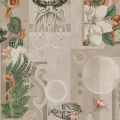 Devon&Devon Garden of Dreams Sepia Carta da parati