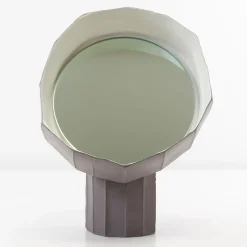 Giovanni Botticelli Girasole 20 Specchio da tavolo viola di Paronetto e Botticelli