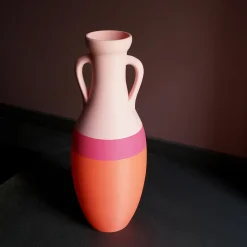 Pop Pot Giulio Cesare XL Anfora arancione fucsia e rosa