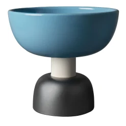 Bitossi Ceramiche Grande centrotavola blu di Ettore Sottsass