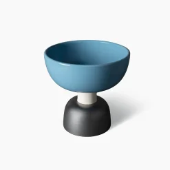 Bitossi Ceramiche Grande centrotavola blu di Ettore Sottsass