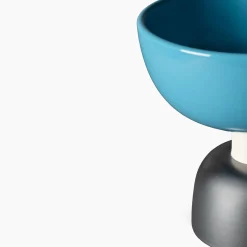 Bitossi Ceramiche Grande centrotavola blu di Ettore Sottsass