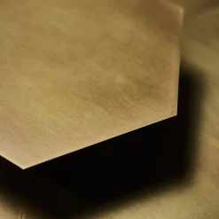 Favel Infinito Set di 20 piastrelle esagonali in ottone dall'aspetto trasandato