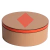 Luhdo Intarsio Briolette Caffè Latte Tangerine Circle Box