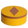 Luhdo Intarsio Briolette Mimosa Pekan Circle Box