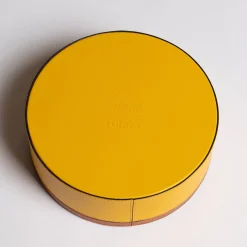 Luhdo Intarsio Briolette Mimosa Pekan Circle Box