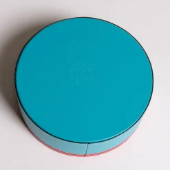 Luhdo Intarsio Briolette Turchese e Rosso Vero Scatola a forma di cerchio