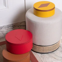 Luhdo Intarsio True Red Circle Box