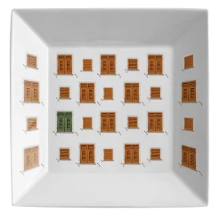 Grand Tour by Vito Nesta La Finestra Sul Cortile Piccolo Quadrato in porcellana Videopoche #1