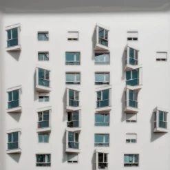 Grand Tour by Vito Nesta La Finestra Sul Cortile Piccolo Videopoche quadrata in porcellana #3