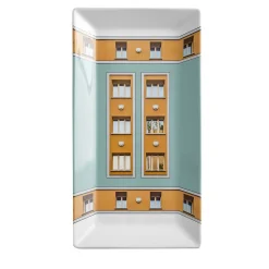 Grand Tour by Vito Nesta La Finestra Sul Cortile Piccola Videopoche rettangolare in porcellana #2