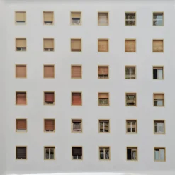 Grand Tour by Vito Nesta La Finestra Sul Cortile Videopoche quadrata grande in porcellana #3