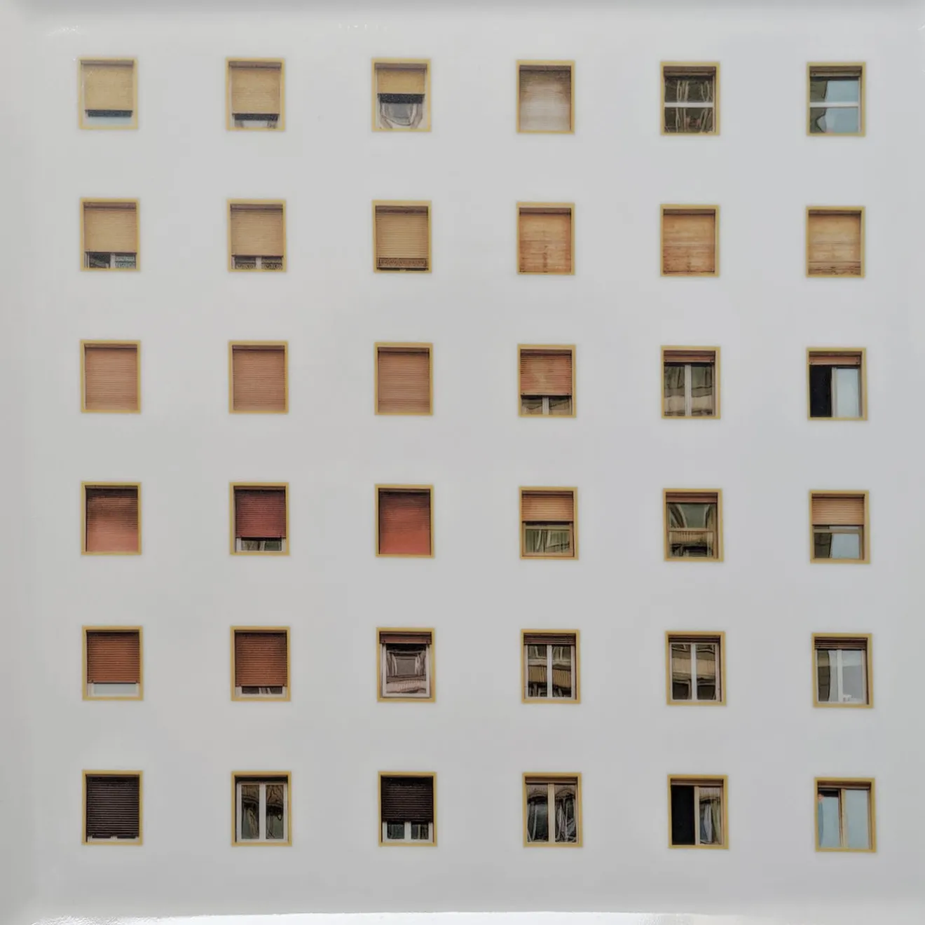 Grand Tour by Vito Nesta La Finestra Sul Cortile Videopoche quadrata grande in porcellana #3