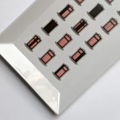 Grand Tour by Vito Nesta La Finestra Sul Cortile Videopoche rettangolare in porcellana #5