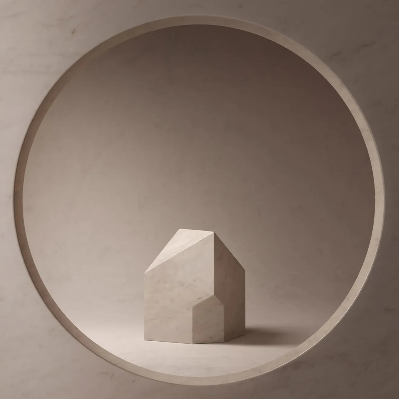 Salvatori La scultura in travertino Petra di Patricia Urquiol di Village-Kore