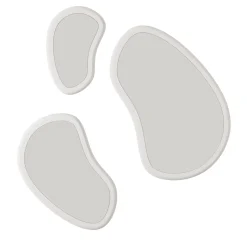 Secolo Laghi White Wood Set Of 3 Wall Mirrors