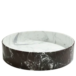 Kreoo Lavabo Blessed Circle in Rosso Lepanto e Calacatta Carrara