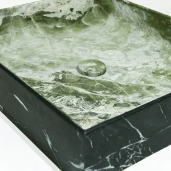 Kreoo Lavabo Blessed Square in Verde Alpi e Artik Green